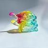 1Pc Glass Simulation Small Turtle Ornaments Glass Golden Turtle Home Fish Tank Landscaping Auspicious Decorations