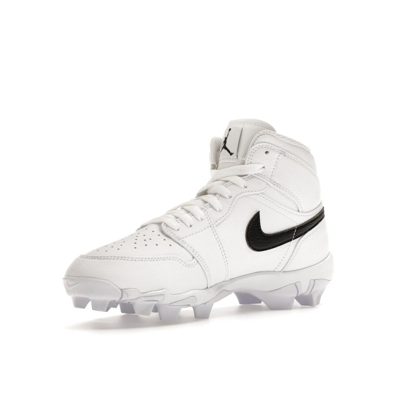 Air Jordan 1 Mid Cleat GS Bílá Černá Dětské Tenisky HF6883-100