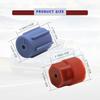 10Pcs R134a Cap A/C Cap 13mm & 16mm Air Conditioning Service AC System Charging Port Caps, 5 Sets Blue Low Side and 5 Sets Red High Side