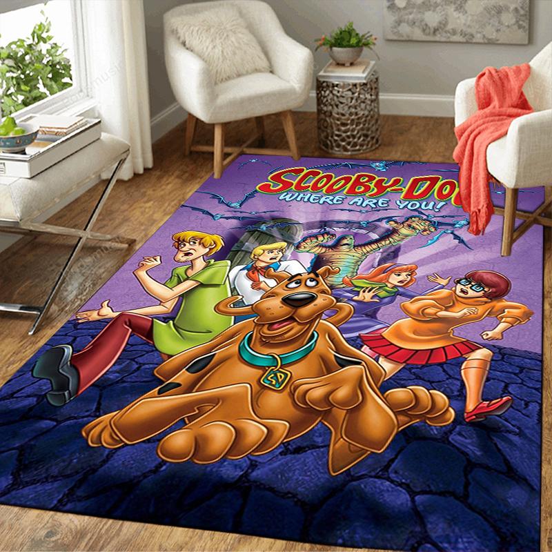 1Pc Scoobydoo Mystery Rug, Office Carpet Indoor Outdoor Doormat, Non-Slip, Comfortable, Living, Christmas Halloween, Xmas Gift L1463