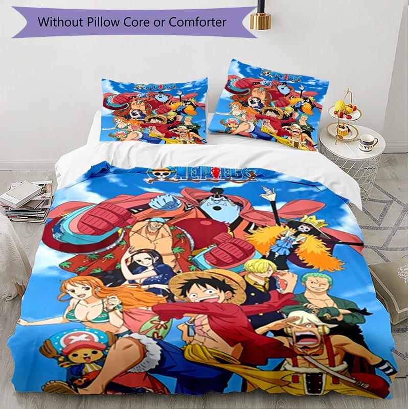 3pcs Duvet Cover Set (1*Duvet Cover + 2*Pillowcase, Without Core), One Piece Print Soft All‑Season Bedding Set, Home Bedroom Decor Gift