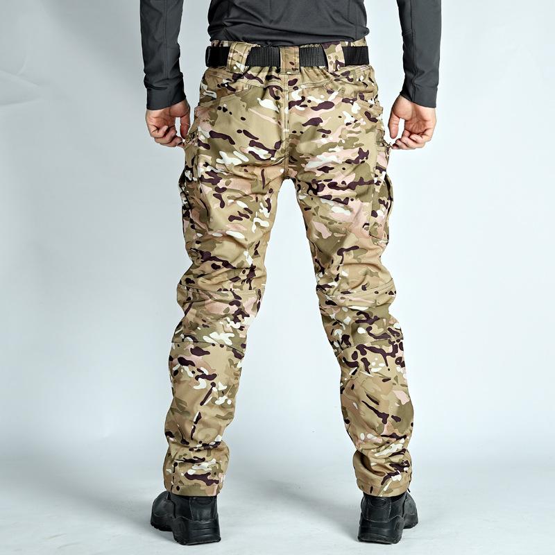 Nya Soft Shell Tactical-byxor för män med fleece-, vindtäta och varma bergsklättringsbyxor