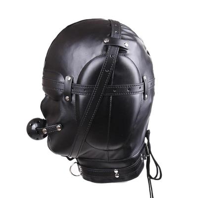 2026 New BDSM Bondage Mask With Hollow Mouth Gag SM Totally Enclosed Hood Sex Slave Head Hood Sex Toys For Couples Sex Product