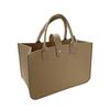 Women Handbag Portable Handle Solid Color Large Capacity Rectangle Gift Thickened Felt Ladies Tote Bag Purse CLE