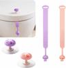 4Pcs Toilet Flipper Mushroom Handles Silicone Lift Toilets Lid Toilet Seat Pull Ring Sanitary Anti Dirt Hand Toilet Accessories