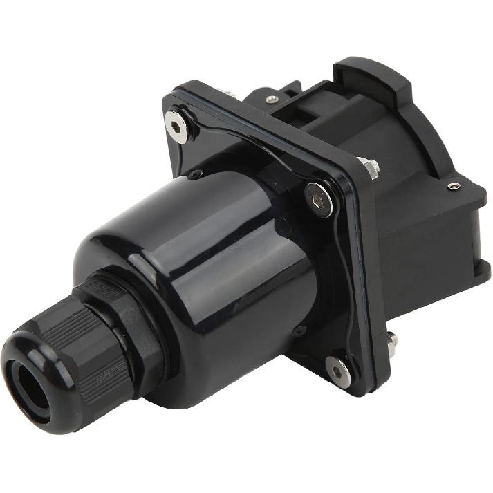 Acouto Type 1 EV Socket Energy Vehicles AC Socket Holder Level 2 Single Phase 240V 16A 32A Universal CE TUV SAE J1772 Approved