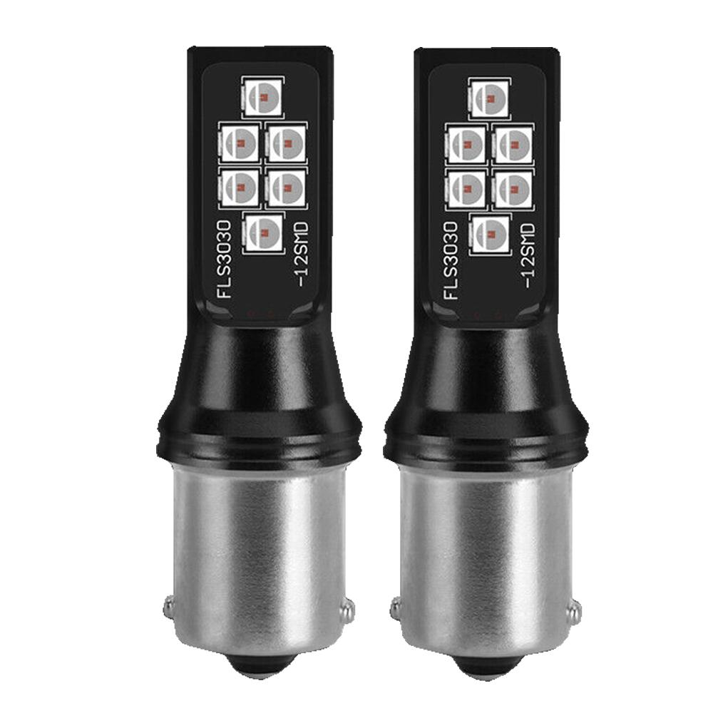 Buy 2PCS 3030 12SMD LED Car Turn Signal Brake Light Lamp Auto Rear