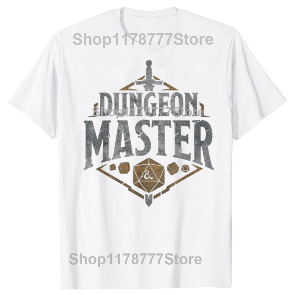 Lustige Dungeons & Dragons Spielleiter T-Shirts Baumwolle Kurzarm Geschenke Herrenbekleidung Mode Lässig Locker Oversize T-Shirt