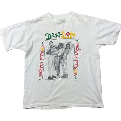 DEEE-lITE KURZARM TOUR BAUMWOLL-T-SHIRT UNISEX ALLE Größen S bis 4XL