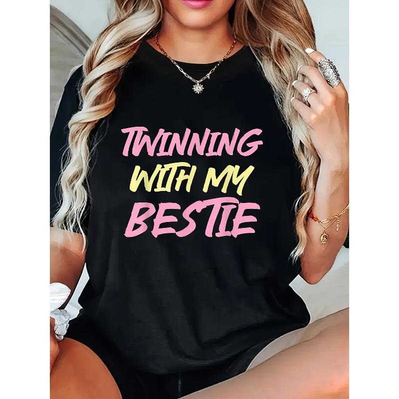 

Women s Summer Spring Casual Tee Short Sleeve Crew Neck Machine Washable Top 4XL чорний