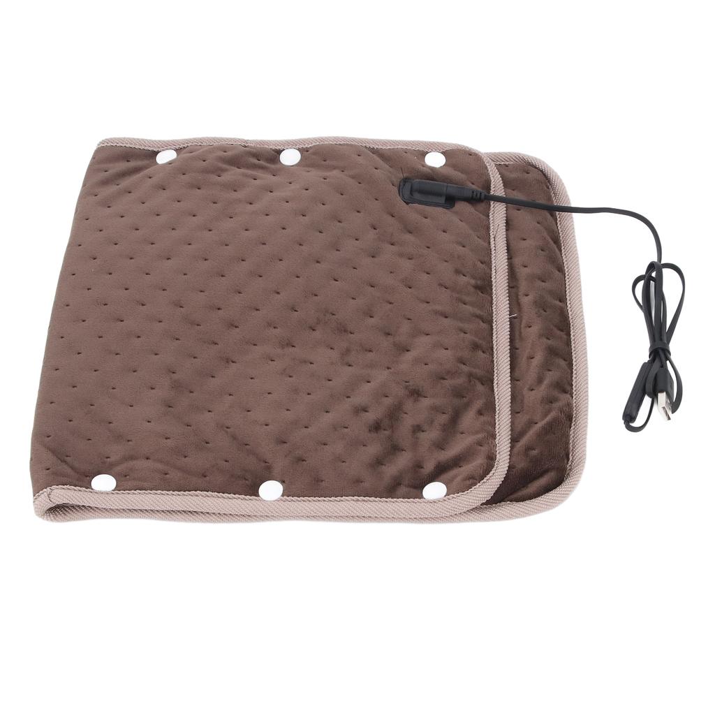 Electric Heated Blanket Throw 3 Adjustable Temperature Soft Portable USB Electric Heating Blanket for Home Travel Office Outdoor