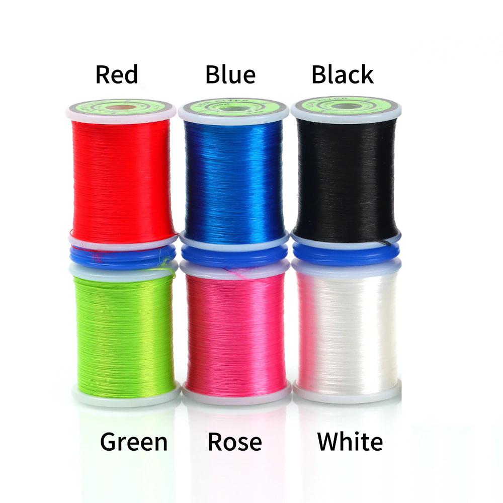 100m/spool 140D GSP Thread Strong Polyethylene Line Saltwater Fishing Bass Pike Flies Jigs Lure Tying Material 6 Colors