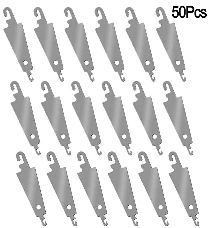 1-50 Stück Edelstahl Nadeleinfädler Einfädler Sticknadel Nadeleinfädler Einfädelhilfe DIY Handarbeiten Kreuzstickerei