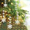 30PC DIY Christmas Crystal Snowflake Pendant Christmas Acrylic Decorative Pendant Pendant Wedding Holiday Party Venue Decoration
