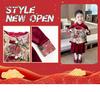 Red Princess Winter Dress for Girls - New Style Autumn/Winter Holiday Outfit