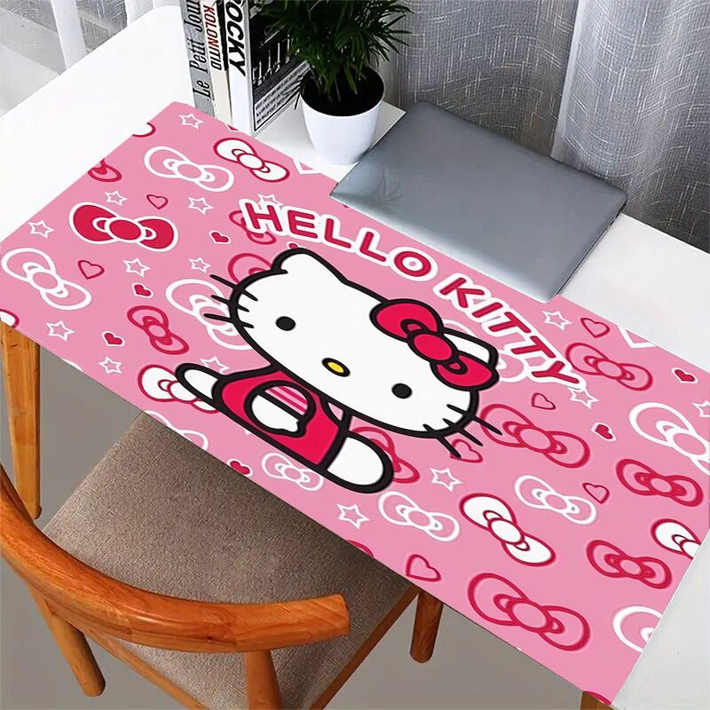 1pc Hello Kitty Pink Background Computer Pad with Vibrant Print, Mouse Pads for Desk 119