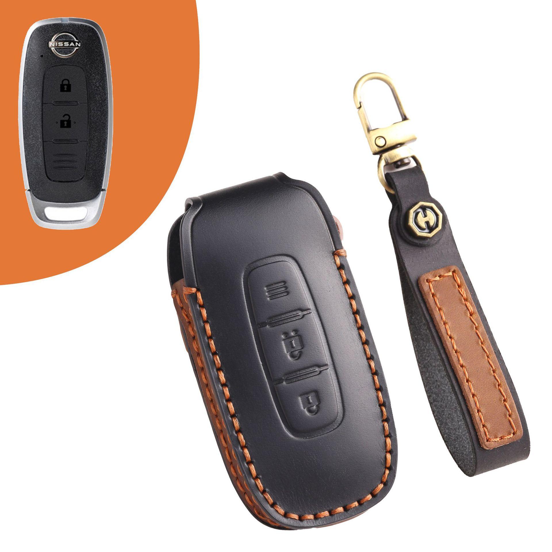

Applicable to 23 Nissan Xuanyi key sets, Teana Exploration Lu Qashqai Qijun Jinke Aliya leather key case