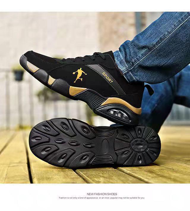 Men's Winter High-Top Leather Cotton Shoes - Warm, Velvet-Lined, Business Casual for Middle-Aged & Elderly