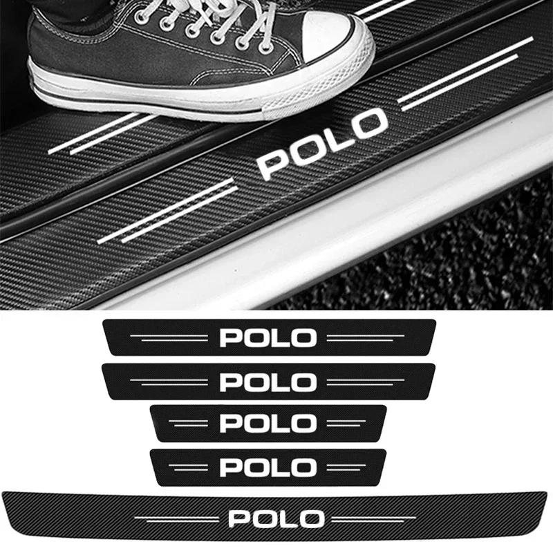 HAT1 Car Sticker Threshold Anti-collision Strip, for Volkswagen VW POLO Anti Scratching, Trunk Bumper Protect Film Accessories