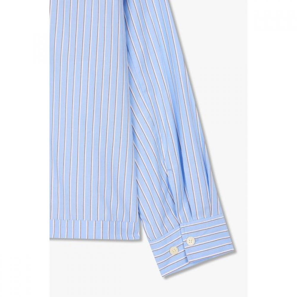 Studio Tomboy Stripe String Detail Shacket  9176221981 