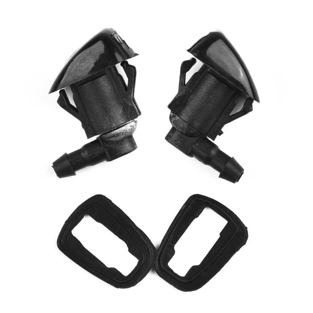 Car Windshield Spray Nozzle Auto 2pcs Washer Wiper Polyamide Practical