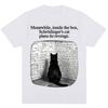 Schrodinger Cat Funny Physics Science Graphic T Shirts Unisex Unisex Vintage Fashion Short Sleeve Oversized Cotton Casual TShirts