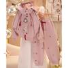 Girls' Stylish Korean Hoodie & Cartoon Casual Outfit Set for Spring/Autumn 2025