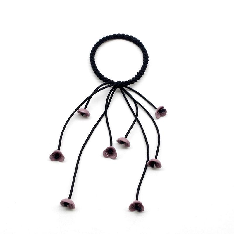 

1 шт. модный полевой цветок с подвеской аксессуары для волос женская резинка для волос головной убор для девочек эластичная повязка для волос конский хвост розовый