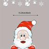 Merry Christmas Waterproof Santa & Reindeer Vehicle & Window Stickers