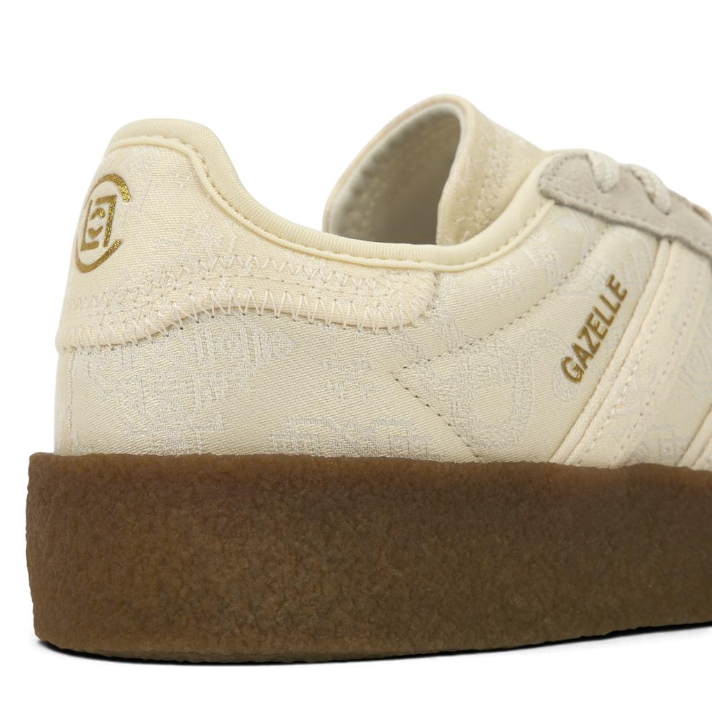 CLOT x adidas Gazelle Semelle Crêpe Pack - Baskets Unisexes Blanc Crème Core-White Or Métallique JR5410