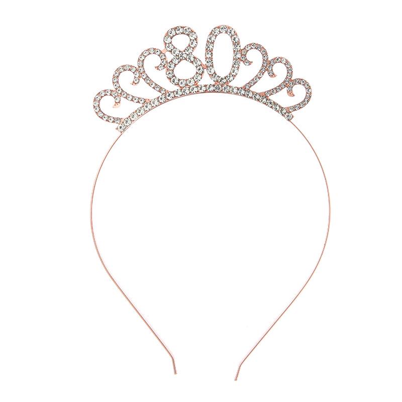 New Birthday Crown Headband - European & American Style for 1st Birthday Party