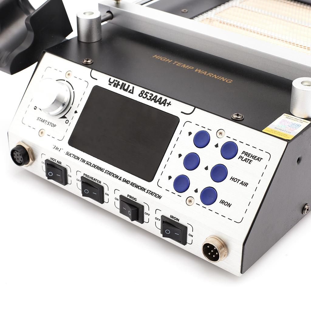 Yihua 853Aaa+ 3-In-1 Soldering Station + 10 Tips + 5 Solders