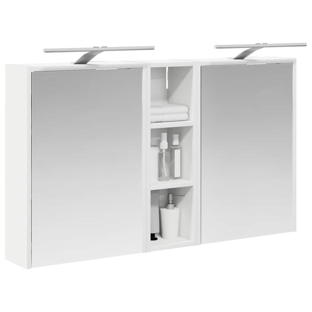 Bathroom Cabinet Set 3 Pcs 106 X 16 X 62.5 Cm Particleboard