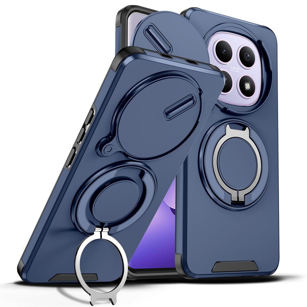 

Armor Case For Xiaomi Redmi Note 15 14 13 Pro 4G 5G Plus 15C K90 K80 Pro Max Ultra Slide Lens Protect Magnetic Ring Holder Cover Redmi Note 15 4G