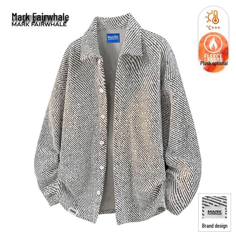 

Mark Fairwhale Men s American Trendy Loose Fit Casual Jacket 2XL