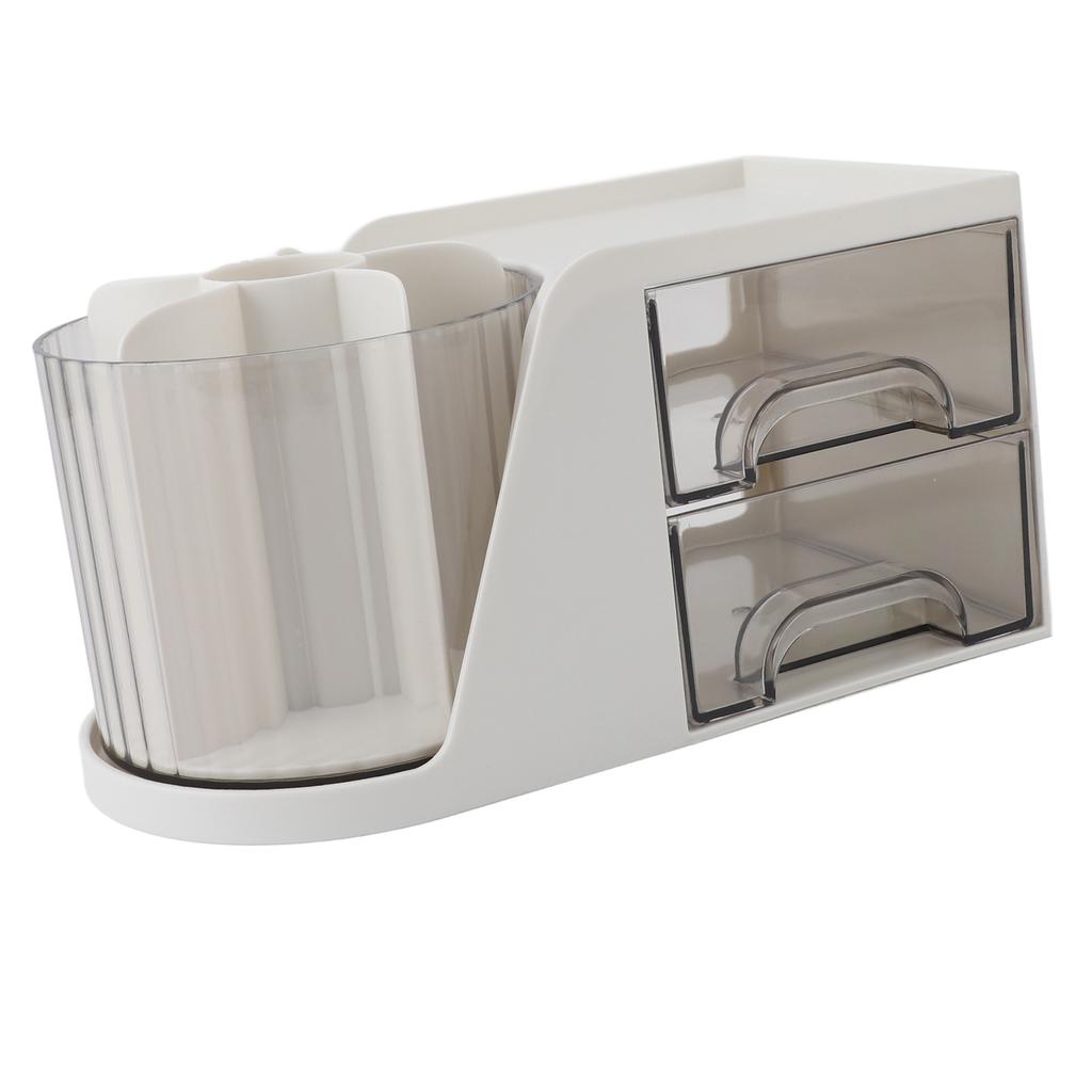 Desktop   Drawer Type Rotatable Multifunctional Stationery Holder Cosmetics Storage Box