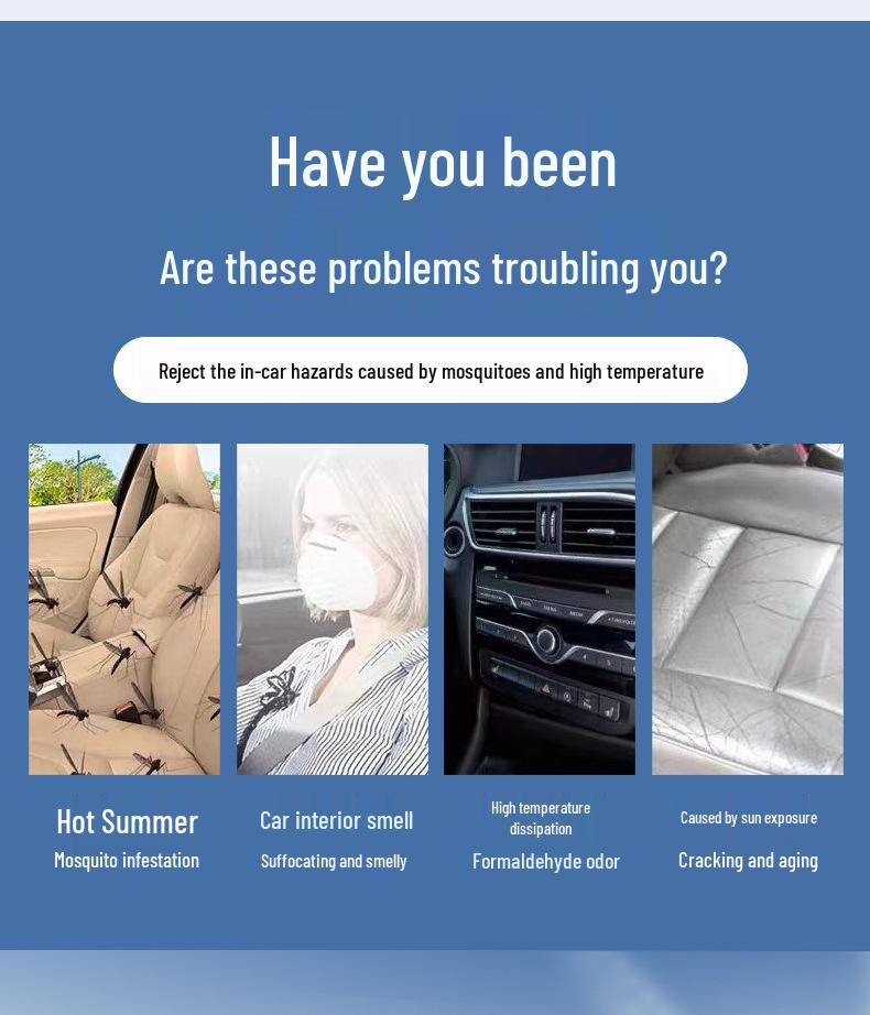 Magnetic Car Curtain Sunshade - Privacy & Heat Insulation Mesh for Side Windows