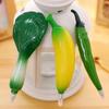 Audiophile Fruit and Vegetable Ballpoint Black with La Snow Green Red Chinese Office Set of Pens, Ink, Magnet, Oil-Based, Apple, Watermelon, Banana,