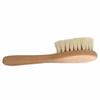 2 Pcs Newborn Wool Baby Wooden Brush Comb Newborn Hair Brush Infant Head Massager Portable Comb Hair Bath Brush Comb