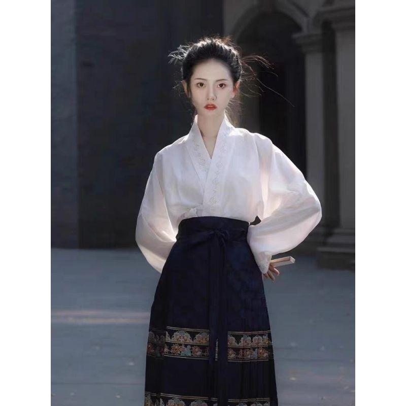 Tanzmethode Tiannv-Thema, verbesserter Hanfu- und Rock-Anzug, Damen-Anzug für die tägliche Arbeit, Pendeln