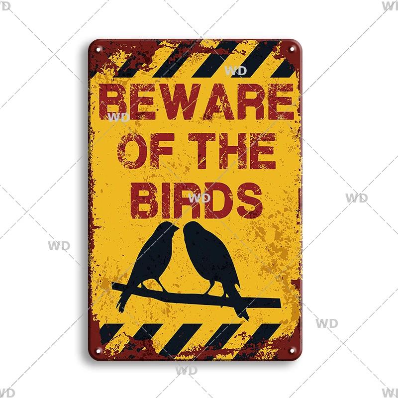 Attenzione Pericolo Cartelli Metallici Attenzione agli Animali Poster Gatto Targhetta Murale Vintage Placca Metallica Pub Bar Casa Pittura Decorazione Man Cave
