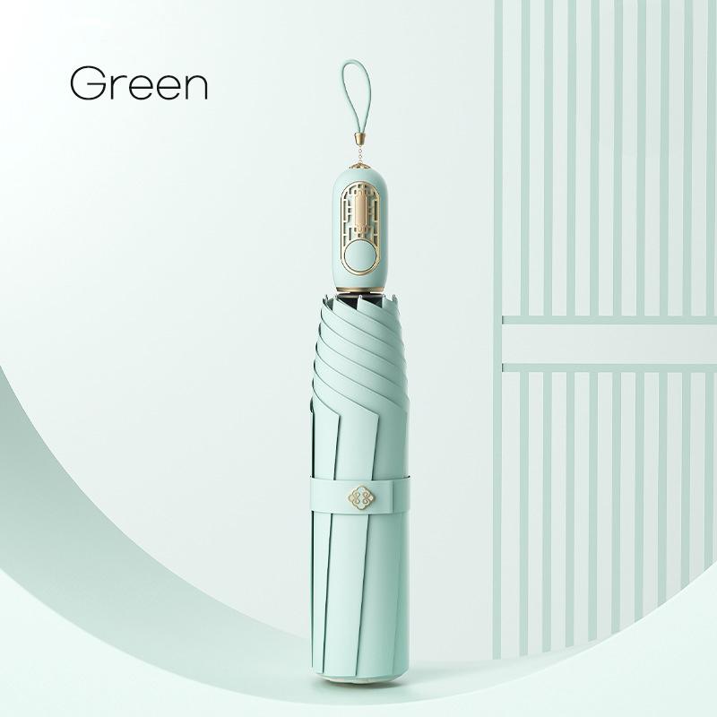 Fashion Chinese Folding Umbrella for Women 8K Fully Automatic Umbrella Windproof Strong 280T Golf Rain Umbrellas
