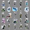 50 Sheets Naruto Hatake Kakashi Waterproof Stickers for Phones, Computers, Thermos, and Planners.