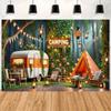 Photographic Background with Adventure Theme In the Forest, Decoration for Mountain, Background for Photography.