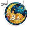 Hanging Window Decoration Acrylic Puzzle Suncatcher Stained Glass Ornaments DIY Jigsaw Sun Handmade Art Catcher Kit for Home Garden Decor