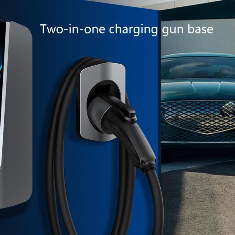 EV Chargers Holder Flame Resistant Chargers Cable Holder Prevents Moisture Damage Electric Car Chargers Wall Mount