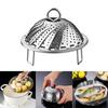 Adjustable Steaming Rack Stainless Steel Tableware Steamers Perfect for Various Food Sizes and Cooking Requirements