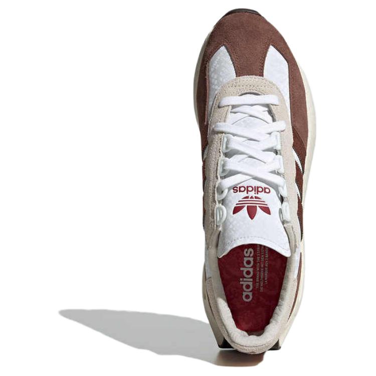 Adidas Originals Retropy E5 Boost Casual Comfortable Slip Resistant Durable Low Top Lifestyle Shoes Unisex Sneaker Brown JP8552