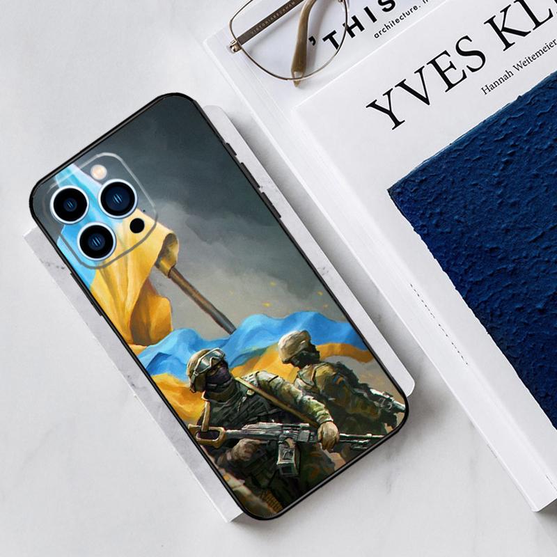 Ukraine Flag Case For iPhone 17 Air 15 14 11 16 Pro Max 12 13 Mini 15 16 Plus 16e Funda Silicone Cover