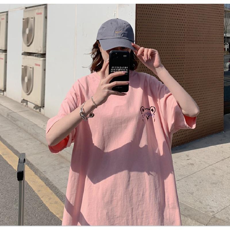 

Мужские футболки с буквенным графическим принтом, модные брендовые футболки для мужчин, футболки больших размеров, мужская одежда, повседневная мужская футболка, летняя корейская ретро 5XL розовый